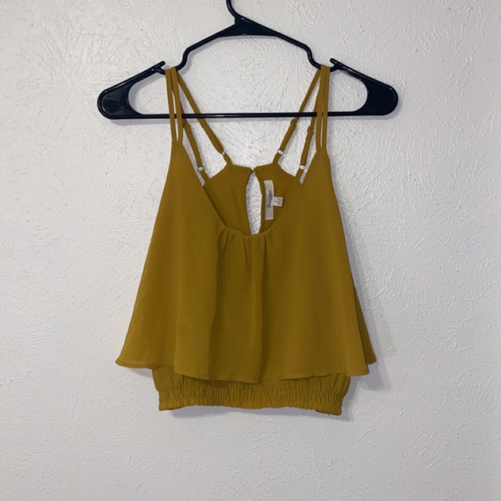 Mustard Crop Top - Picture 1 of 1